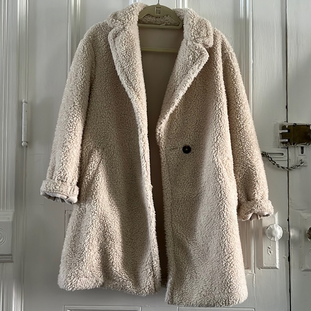Uniqlo Sherpa Teddy Coat